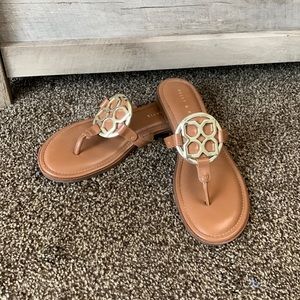 Tan sandals
